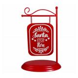 Metal Santa Sign