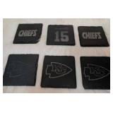 Rejected Error KC Chiefs Engraved Slate Coasters -6 ct