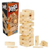 Hasbro Gaming Jenga Classic Game with Genuine Hardwood Blocks,Stacking Tower Game for 1 or More Players,Kids Ages 6 and Up