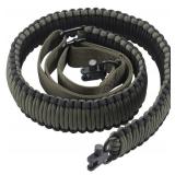 VVAAGG Two-Point Paracord Gun Sling with Swivels, Non-Slip 2 Point Rifle Sling with Quick Adjustable Length Shotgun Strap