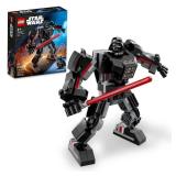 LEGO Star Wars Darth Vader Mech 75368 Buildable Star Wars Action Figure, This Collectible Star Wars Toy for Kids Ages 6 and Up Features an Opening Cockpit, Buildable Lightsaber and 1 Minifigure