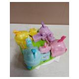 Hasbro Gaming Hungry Hippos Unicorn Edition Pre-School Board Game for Kids Ages 4 and Up; 2-4 Players