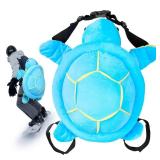 Hungdao Protective Gear Cute Turtle Butt Pads for Skating Tortoise Tailbone Protector Padded Turtle Snowboarding Pad Turtle 3D Hip Protectors for Adults Skiing Roller Protection(Blue)