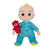 CoComelon Musical JJ Plush Doll - Press Tummy to Sing Bedtime Song Clips - Includes Feature and Small Pillow Plush Teddy Bears