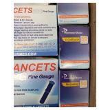 Large Lot Lancets and Test Strips