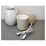 Wax Warmer, Glade Double Wall Unit, and Ceramic Jug