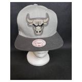 Mitchell & Ness Boys Chicago Bulls Adjustable Fit Flat Bill Hat