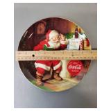 8" Coca-Cola Santa Plate