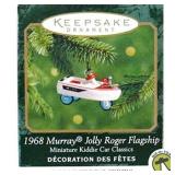 Hallmark Mini Ornament Kiddie Car Classics 1968 Murray Jolly Roger Flagship