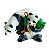 hallmark keepsake ornament - peaceful pandas (miniature ornament) 1998 (qxm4253)