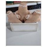 6 in fresh cookies gingerbread men sign