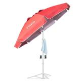 AMMSUN Shade Umbrella, Premium Portable Umbrella with Stand, 6.5ft Lightweight Sports Umbrella for Sporting Games, Adjustable Instant Sun Protection and Easy to Carry, Pink