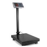 Industrial Scale, Platform Scale, Shipping Scale, 600 LB, Package Scale, Floor Scale, Commercial Scale, Scale for Packages, Large Scale, Heavy Duty Scale, Box Scale, Luggage Weighing Scale, Digital - 