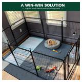 FXW Rollick Dog Playpen for Yard, RV Camping Patented, 40 inch 8 Panels - Retail: $129.99