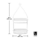 Umbra Flex Hanging Shower Caddy, Bathtub Shelf and Bathroom Organizer, White Retail $28.25