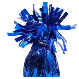 Pack of 15 Blue Balloon Weights for Table Centerpieces, Birthday Party Decorations (6 oz, 4.5 In) Retail $23.11