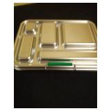 AOHEA Stainless Steel Bento Box Kids, Kids Metal Bento Lunch Box BPA Free Lunch Box Containers 304 Stainless Steel Bento Box for School and Office(Green) Retail $56.24