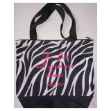 Isaiah 58:11 Bible Verse Zebra Print Tote!