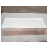 Whitewashed Wood Floating Wall Shelf - Small - Retail: $83