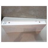 Whitewashed Wood Floating Wall Shelf - Small - Retail: $83