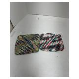 2 Crocheted Pot Holders