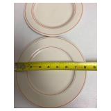 2 Homer Laughlin plates