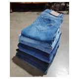 Lot of 10 Pairs of Denim Jeans