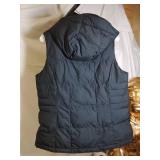 Columbia Hooded Vest SIZE L Black