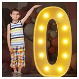 Xiomot 4FT Marquee Light Up Letters Mosaic Large Letters O Balloon Frame for Birthday Party Wedding Backdrop Decoration Anniversary Baby Shower Decor Pre Cut Big Foam Board with Acrylic Plate Base