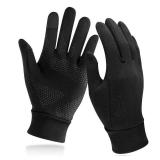 Unigear Running Gloves, Touch Screen Anti Slip Lightweight Gloves Liners for Cycling Biking Sporting Driving for Men Women (Medium)