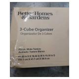 Better Homes & Gardens 3-Cube Storage Organizer