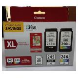 Canon PG-245XL/CL-246XL Combo Pack RETAIL $66.36