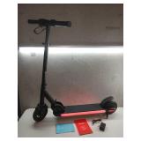 Jetson Omega Electric Scooter, Up To 10 MPH, Range Up To 5 Miles, 150-Watt Motor, Foldable, 3 Speed Mode, Light-Up Deck, Ages 8+, Black, JOMEGA-BLK, Powers on/Tested Retails: 259.00