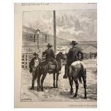 The Illustrated London News A Morning scene in the stockyards of Chicago June 27, 1896