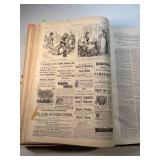 Harpers Weekly Journal of Civilization hard cover published 1874