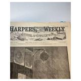 Harpers Weekly Journal of Civilization hard cover published 1875