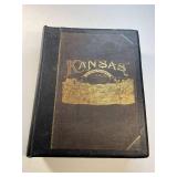 History of Kansas volume 1 hard cover published 1883