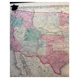 Coltons United States of America map 1860