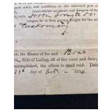 The Atchison, Topeka and SantaFe Railway Company preferred capital stock dated October 24, 1913 with bill of lading dated October 22, 1824