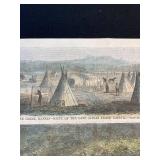 Harpers Weekly November 16, 1867 colored sketches