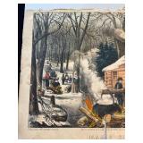 Maple Sugaring 1872 Currier and Ives