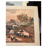 Reprints from lithographs of Currier and Ives