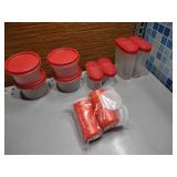 NEW lot of red Tupperware