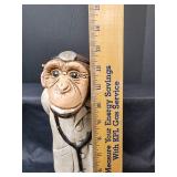 Vintage Monkey Doctor (plaster) 13" tall