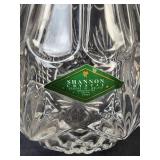 Shannon Crystal Decanter and (4) Champagne Flutes