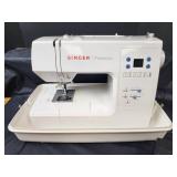 Singer Precision Sewing Machine in Case (powers on)