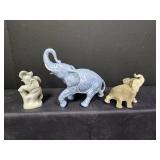 Vintage Elephant Figurines