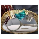 Vintage Mirrored Vanity Tray and More