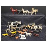 Vintage Plastic Farm Animal Collectibles