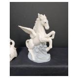 (4) Porcelain Unicorns